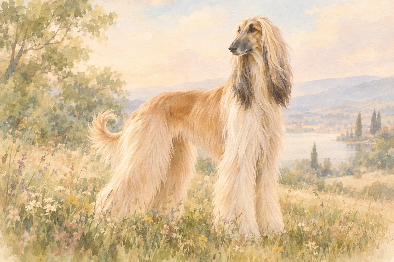 Afghanischer Windhund: Charakter, Pflege & Haltung