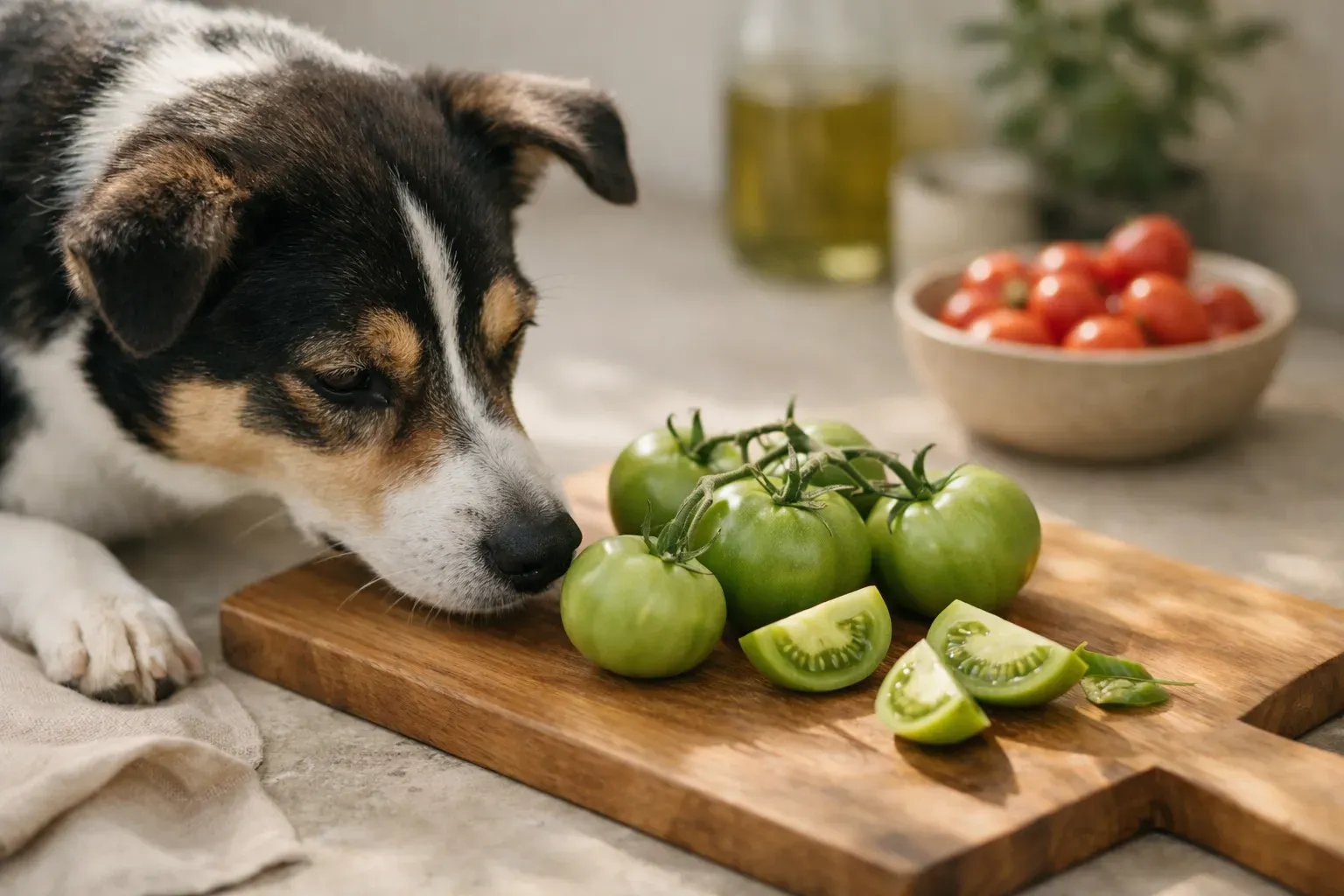 Warum dürfen Hunde keine grünen Tomaten essen?