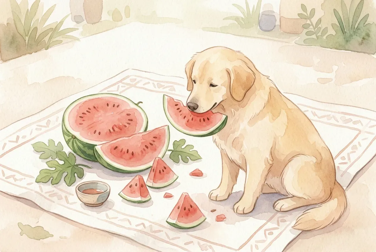 Darf ein Hund Wassermelone essen? Menge, Kerne & Tipps