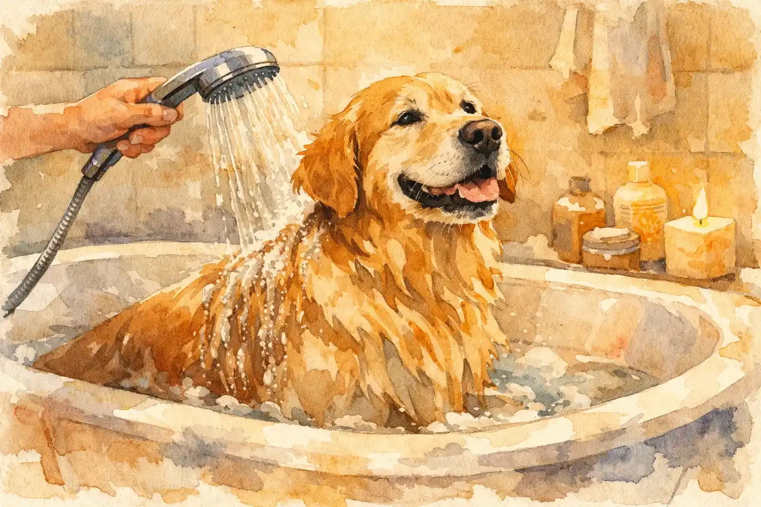 Hund baden: Wie oft & womit waschen?