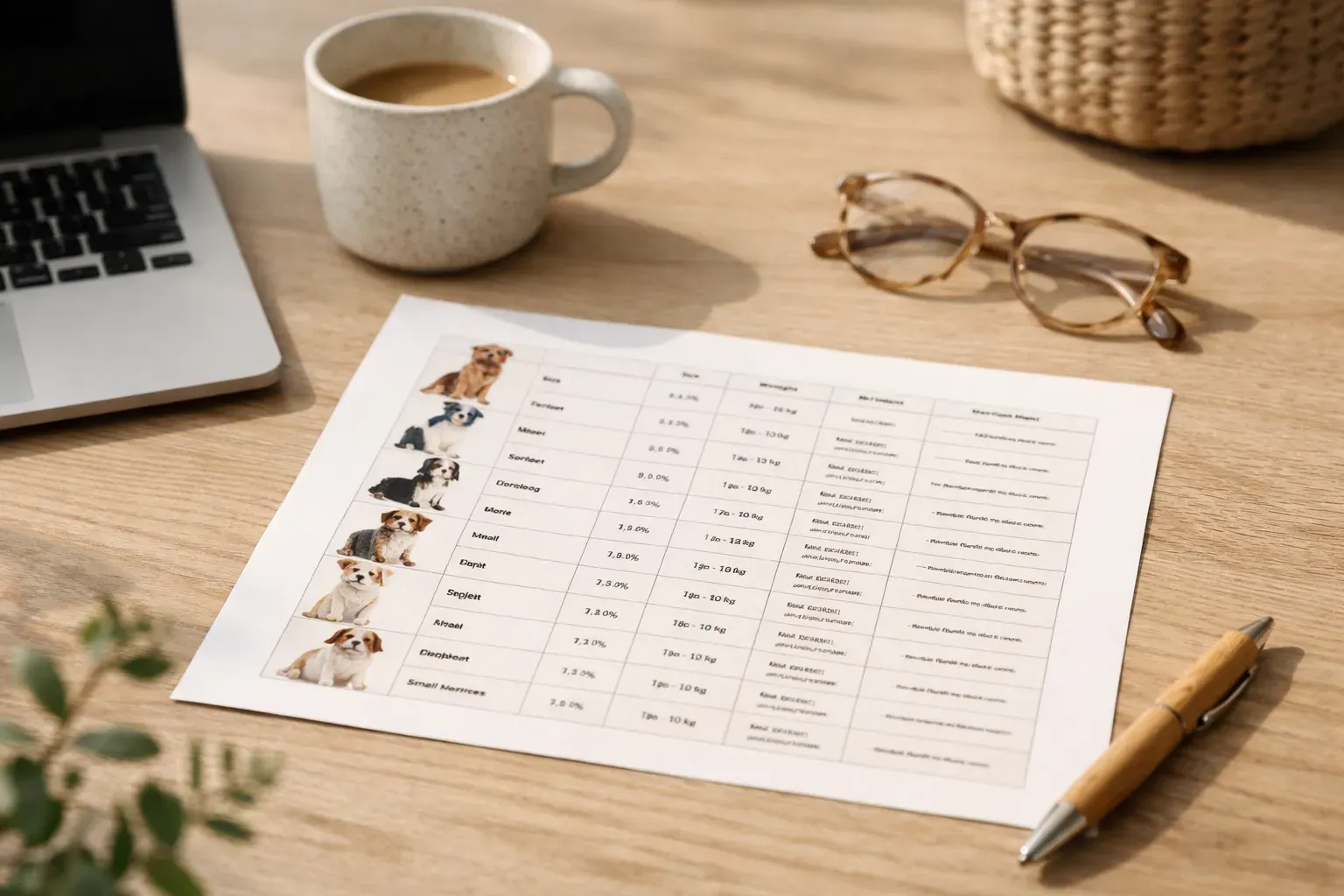 Kleine Hunderassen bis 10 kg: Übersichtstabelle