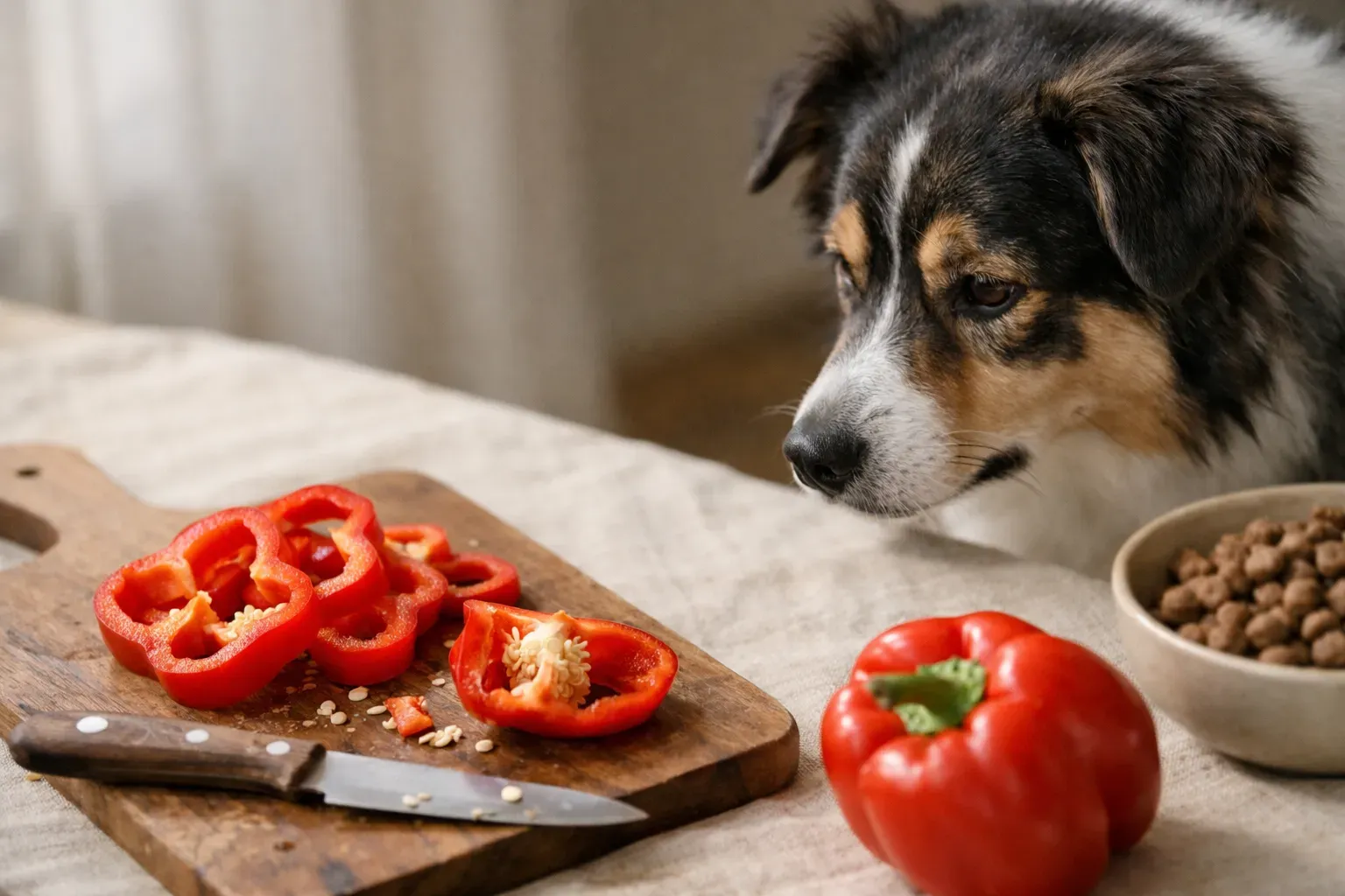 Warum Paprika für Hunde problematisch sein kann