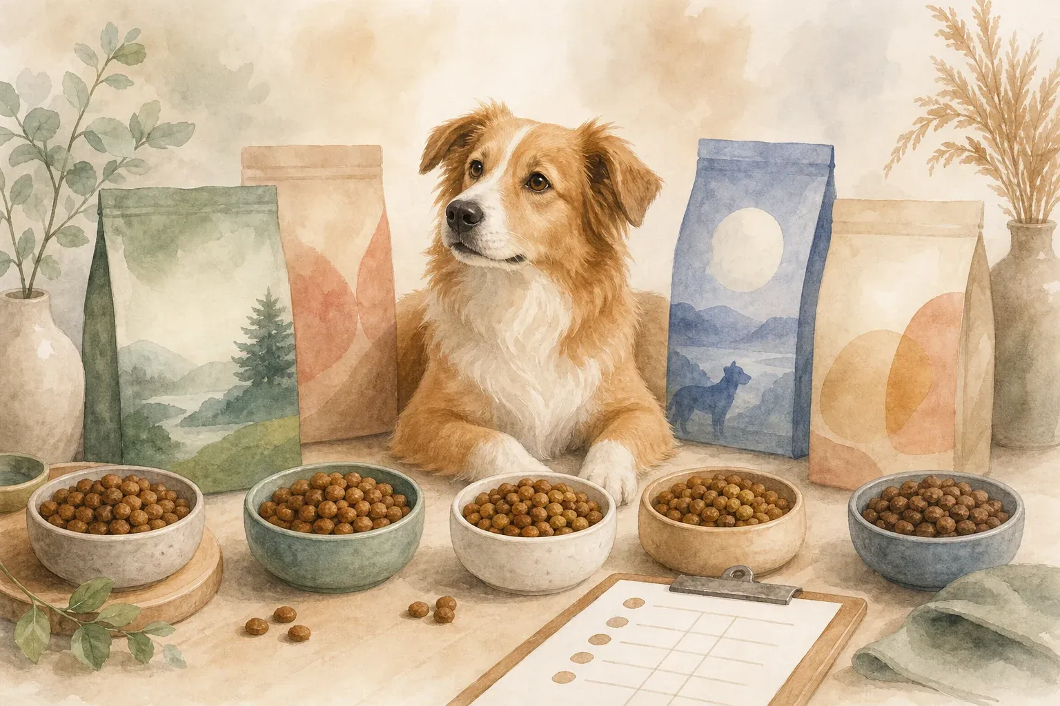 Trockenfutter für Hunde im Test: verschiedene Marken und Futterportionen im Vergleich