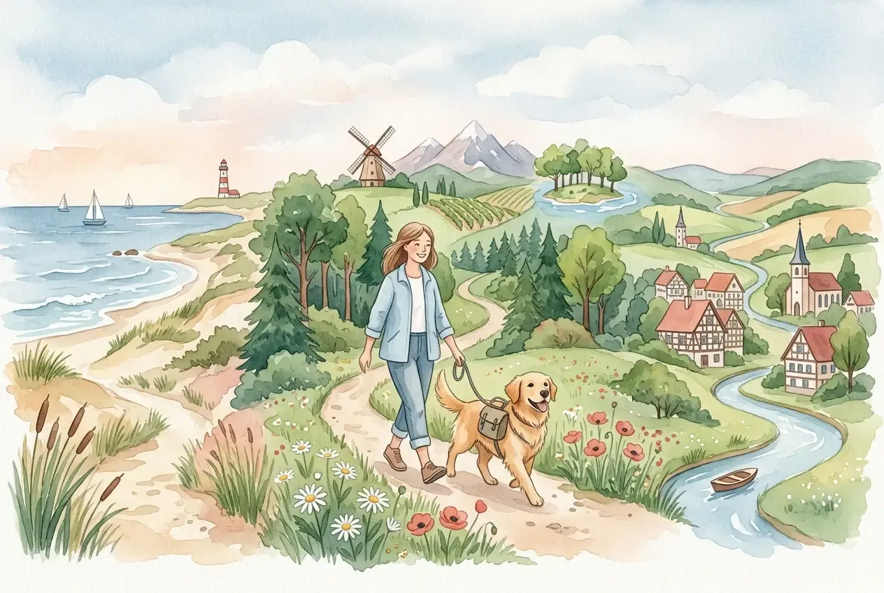 Urlaub mit Hund in Deutschland: 12 hundefreundliche Regionen