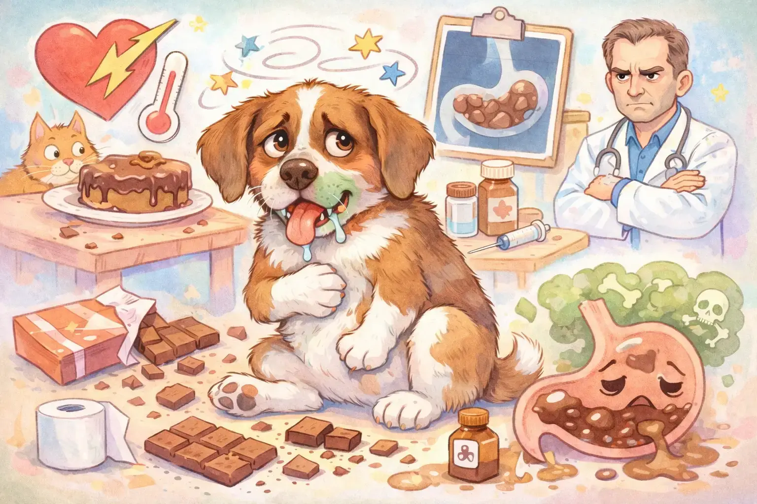 Warum dürfen Hunde keine Schokolade?