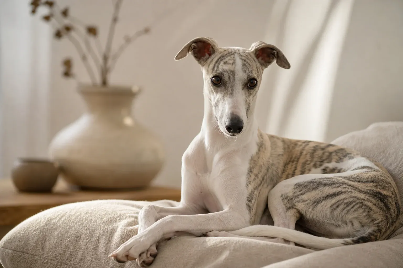 6. Whippet, der stille Sportler fürs Sofa